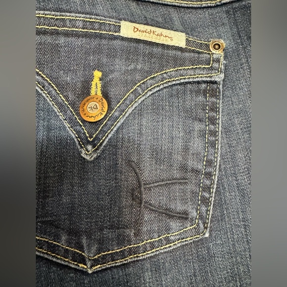 DAVID KAHN DENIM SEMI FLARE BOOTCUT JEANS - Picture 5 of 11